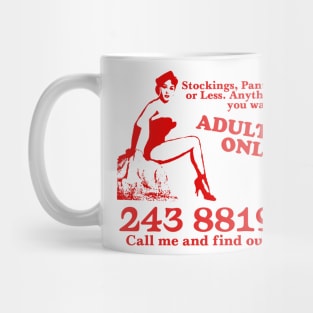 Adults Only - Vintage Design Mug